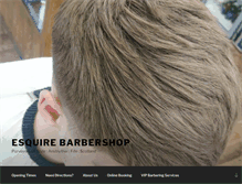 Tablet Screenshot of esquirebarbershop.co.uk