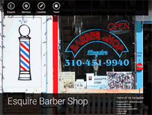 Tablet Screenshot of esquirebarbershop.net